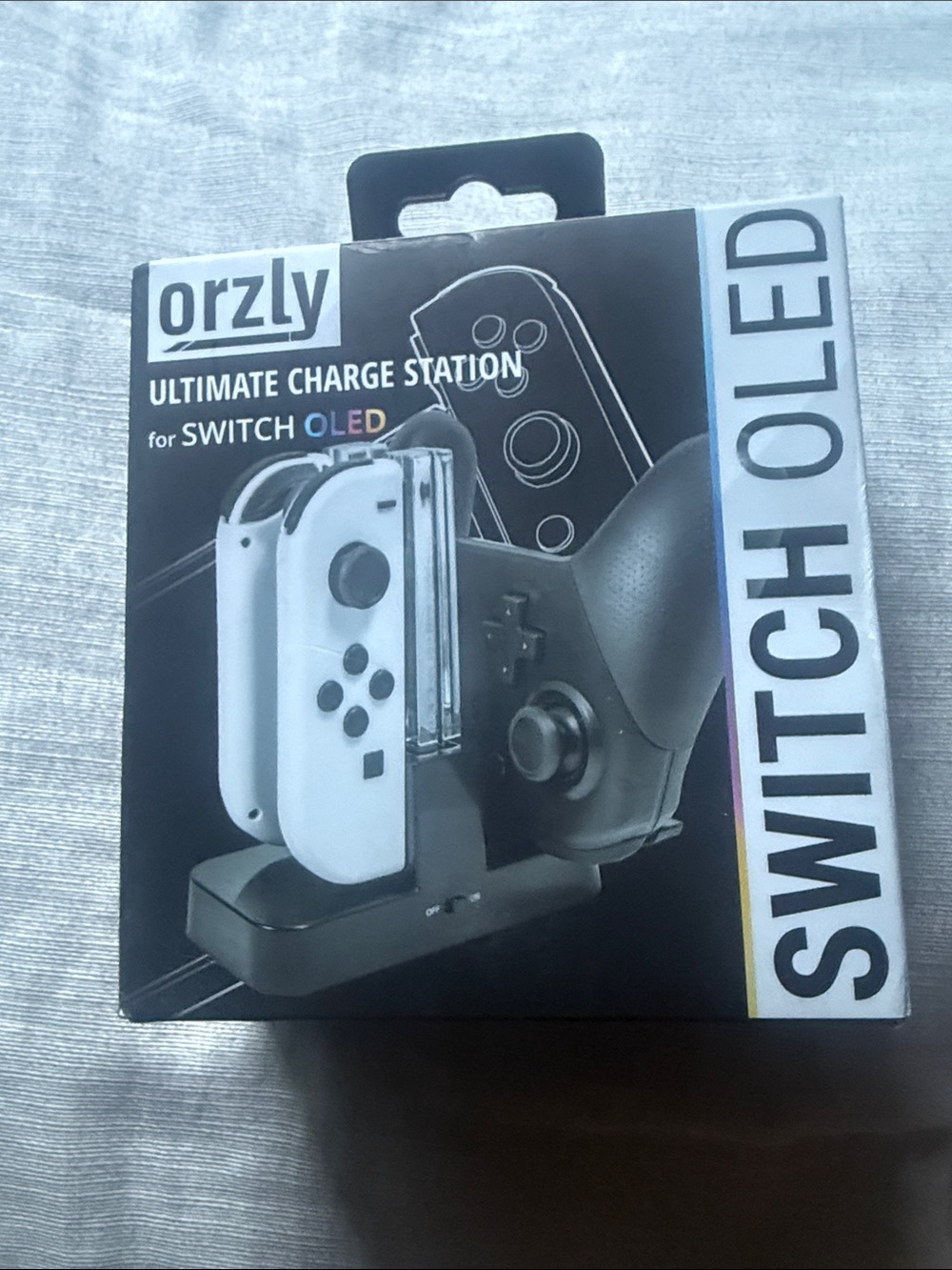 Orzly Ultimate Charge Station for Switch OLED - Black/White
